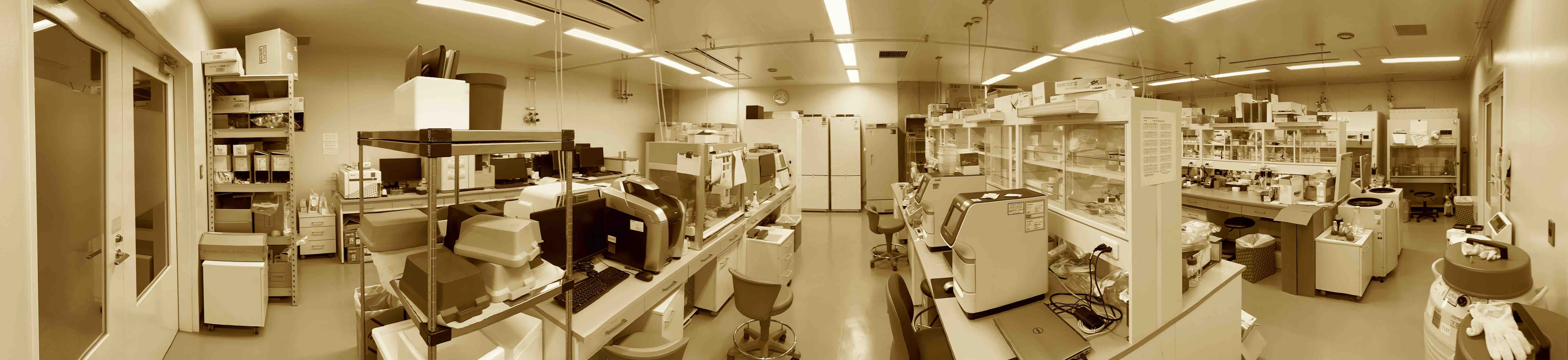 再生・細胞医療製品部の実験室