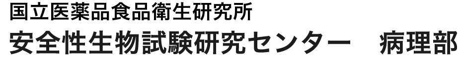 国立医薬品食品衛生研究所 安全性生物試験研究センター 病理部